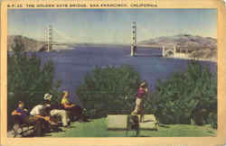 The Golden Gate Bridge Postcard
