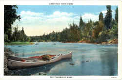 The Penobscot River Scenic, ME Postcard Postcard