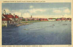 Elliot Lowell And Dunster House Towers Postcard