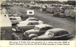One Corner Of Trailer City Postcard