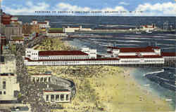 Panorama Of America's Greatest Resort Postcard