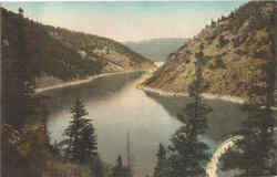 Eagle Nest Lake And Dam Taos, NM Postcard Postcard