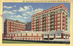 Hotel Strand At Pennsylvania Ave And The Beach Postcard
