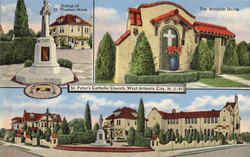 St. Peter's Catholic Church West Atlantic City, NJ Postcard Postcard