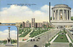 Chelsea Park Boulevard And High School Postcard