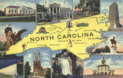 North Carolina Scenic, NC Postcard Postcard