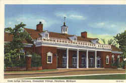 Gate Lodge Entrance, Greenfield Village Dearborn, MI Postcard Postcard