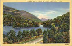 Emerald Lake In The Green Mountains Postcard