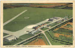 Pan American Airways Terminal Brownsville, TX Postcard Postcard