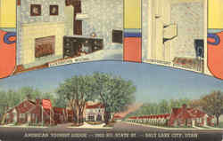 American Tourist Lodge, 2222 So. State St Salt Lake City, UT Postcard Postcard