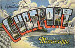 Greetings From Gulfport Mississippi Postcard Postcard