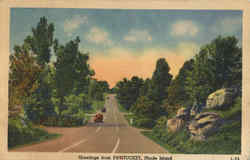 Greetings From Pawtucket Rhode Island Postcard Postcard