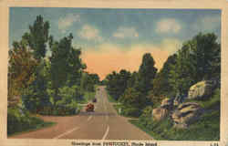 Greetings From Pawtucket Postcard