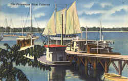 The Picturesque Biloxi Fisheries Mississippi Postcard Postcard