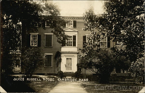 James Russell House Cambridge Massachusetts