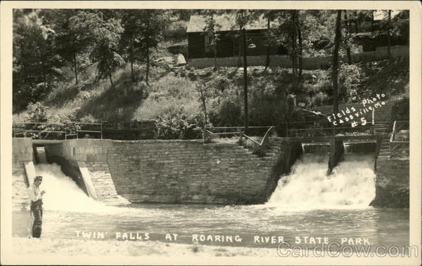 Twin Falls at Roaring River State Park Cassville Missouri