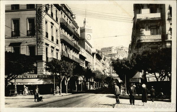 Rue d'Isly Algiers Algeria Africa