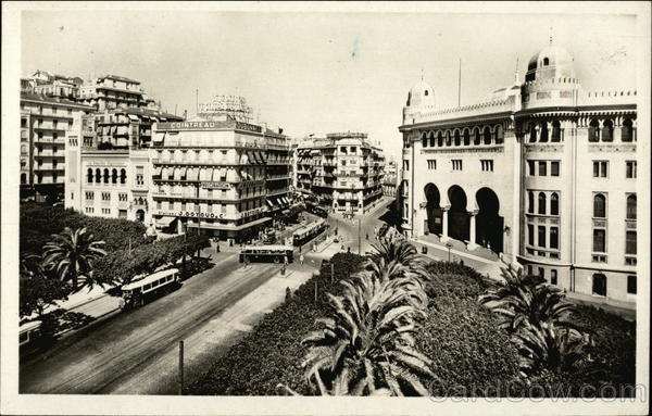 Carrefour de la Rue d'Isly Algiers Algeria Africa