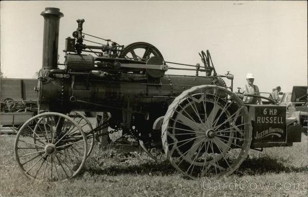 6 H.P. Russell Steam Tractor Farming