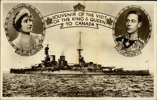 H.M.S. Repulse, Souvenir of the Visit of the King & Queen to Canada