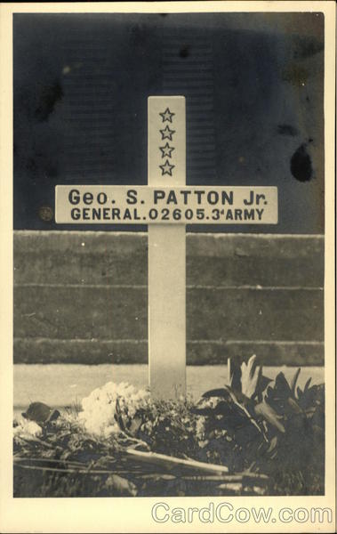 Grave of Geo. S. Patton Jr. General 3rd Army