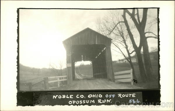 Noble Co. Ohio Off Route 566, Opposum Run Noble County