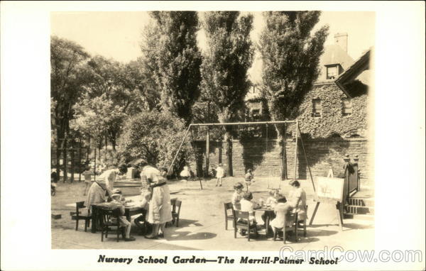 Nursery School Garden - The Merrill-Palmer School Detroit Michigan