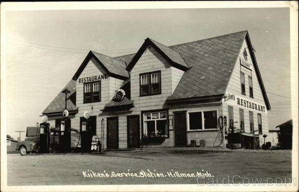 Kiiken's Service Station Hillman Michigan
