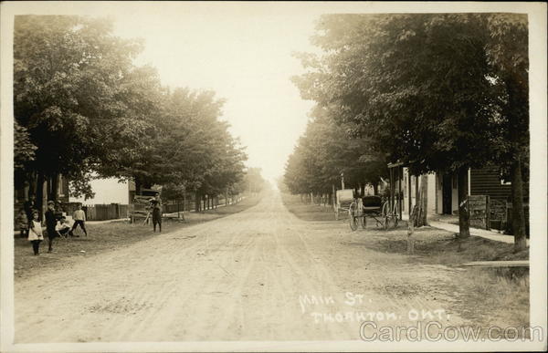 Main Street Thornton Canada Ontario