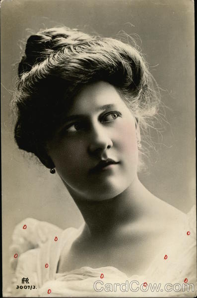 Portrait of Woman With Hair Up Women