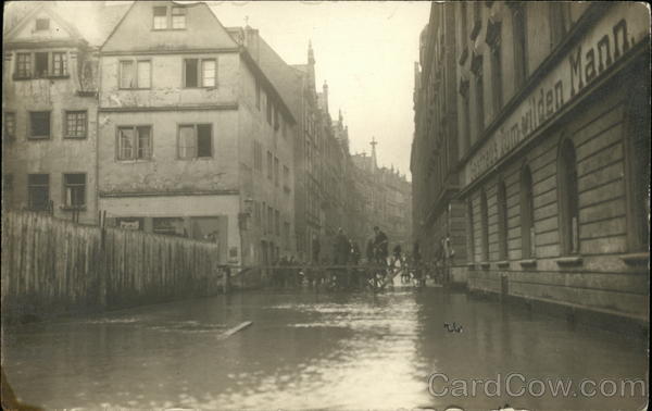 Flooded Streets in Germany Disasters