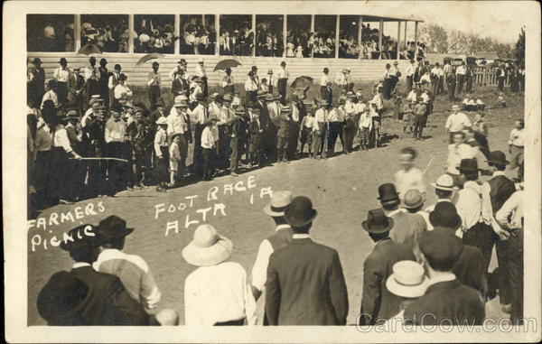 Farmer's Picnic Footrace Alta Iowa