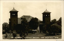 Northfield Seminary - The Auditorium East Northfield, MA Postcard Postcard