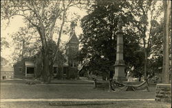 Building and Memorial Deerfield, MI Postcard Postcard