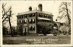 James Russel Lowell House Cambridge, MA Postcard Postcard