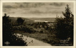 The Berkshire Summer School of Art - Lake Garfield from Sunset Hill Monterey, MA Postcard Postcard