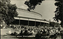 Greetings from Tanglewood Stockbridge, MA Postcard Postcard