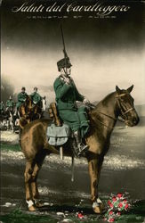 Saluti dal Cavalleggero Postcard
