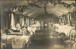 WWI Army Hospital Christmas Postcard
