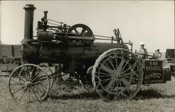 6 H.P. Russell Steam Tractor Postcard