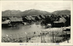 Wire Entanglements in Border Line Postcard