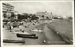 La Plage Postcard