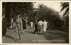 Promenade de la Croisette Postcard