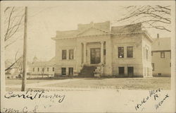 Public Library Postcard