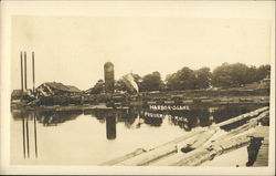 Harbor Scene Pequaming, MI Postcard Postcard