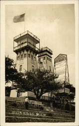 Irish Hills Tower Michigan Postcard Postcard