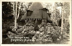 The Wigwam, Hayden's Acres Ossineke, MI Postcard Postcard