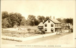 Jordan Boarding House in Greenfield Village Postcard