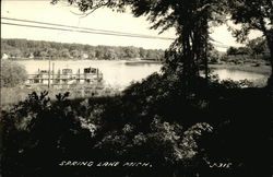 View of Lake Spring Lake, MI Postcard Postcard