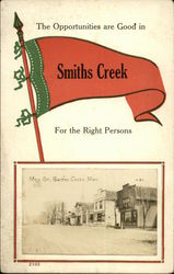 Main Street Smiths Creek, MI Postcard Postcard